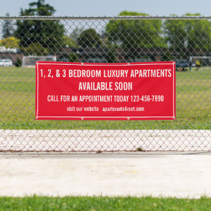 Customize Apartments For Rent Multi Coloured Small Banner