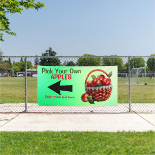 Customize Apples For Sale Pick Your Own Large Banner
