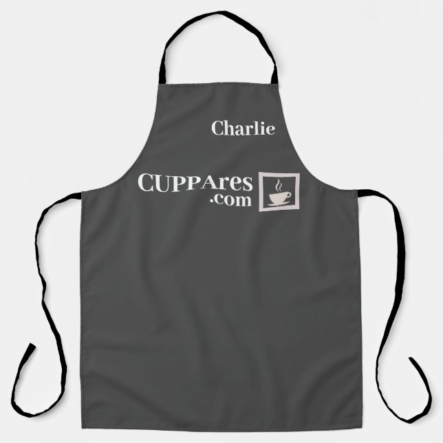 Customize Apron - Business Promoting Grey (Front)