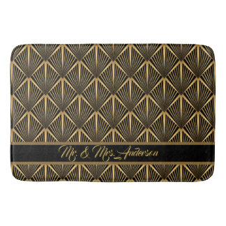 Customize Art Deco Bath Mat