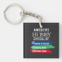 Customize Awesome Hubby Checklist Valentines