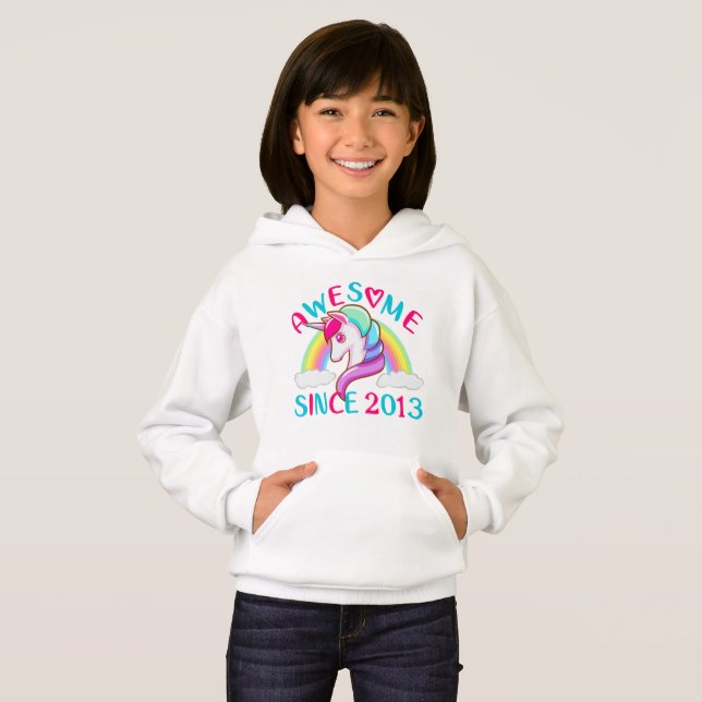 Customize Awesome Unicorn Since Her Birth Year (Front Full)