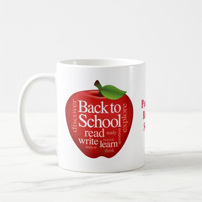 Customize Back to School  Coffee Mug (Left)