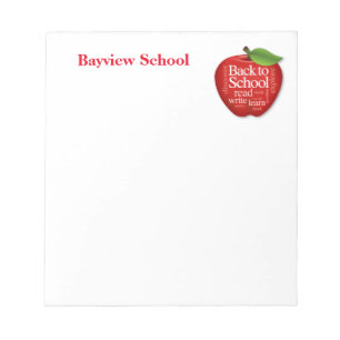 Customize Back to School Notepad