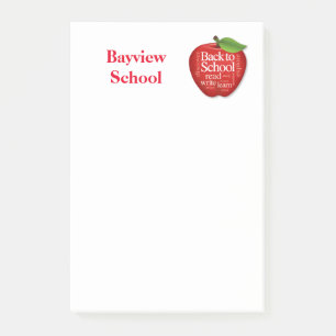 Customize Back to School Post-it Notes