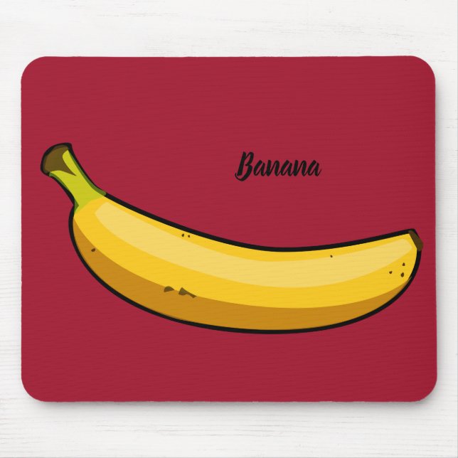 Customize Banana Mouse Pad (Front)