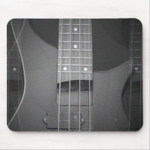 Customize Bass Guitar Modern Trendy Music Mouse Pad