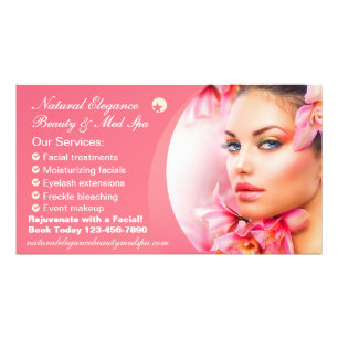 Customize Beauty Treatment Med Spa Pink Large Photo Print