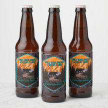 Customize Black Bear Nature Mountains Blue