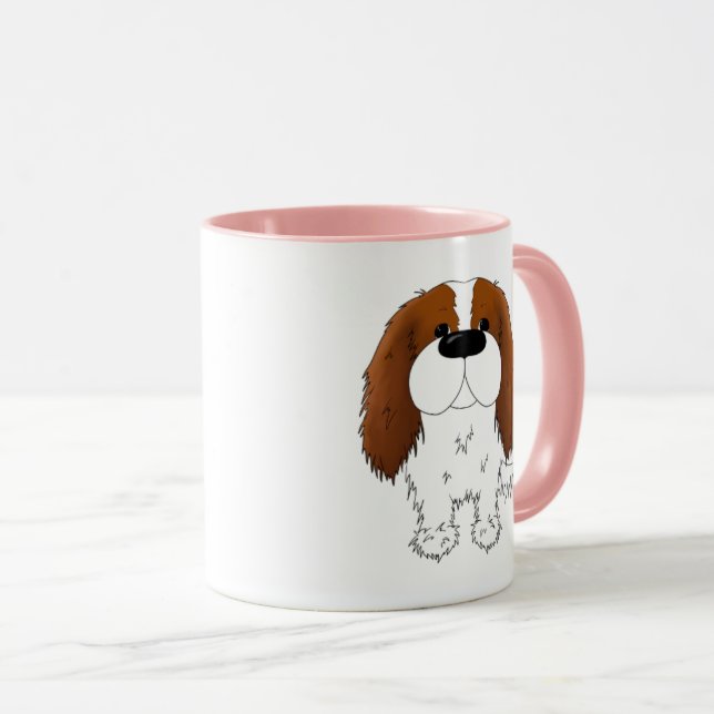 Customize Blenheim Cavalier King Charles Spaniel Mug (Front Right)
