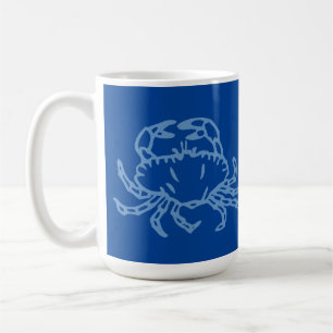 Customize Blue Crab Coffee Mug