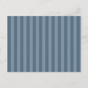Customize Blue Stripes Postcard