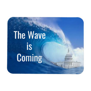 Customize Blue Wave Election 2022 Magnet