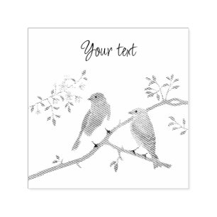 Customize Bluebirds Self-Inking Stamp