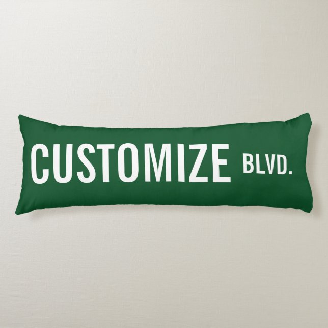 Customize Blvd. Body Pillow (Front)