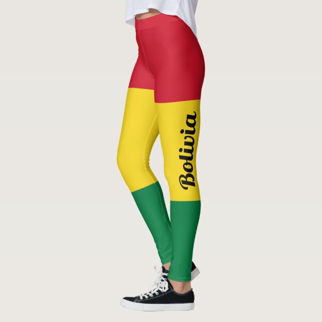 Customize Bolivia Flag Leggings (Left)