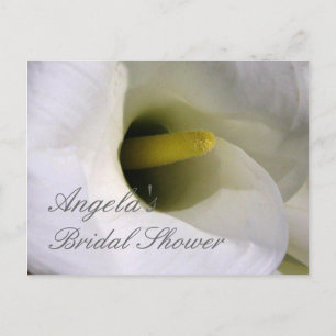 Customize bridal shower postcard