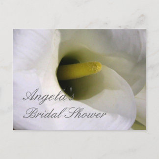 Customize bridal shower postcard