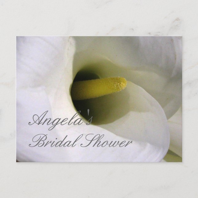 Customize bridal shower postcard (Front)