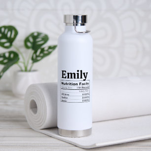 Customize Bridesmaid Personalize Bride Maid Honour Water Bottle