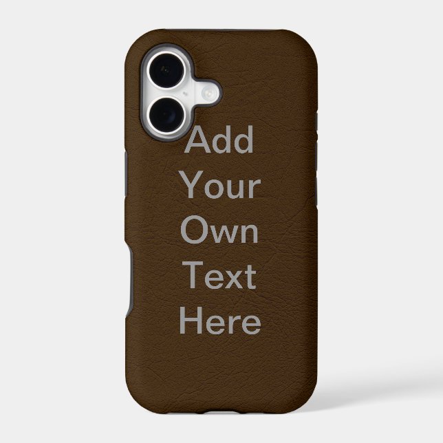 Customize Brown Leather (Back)