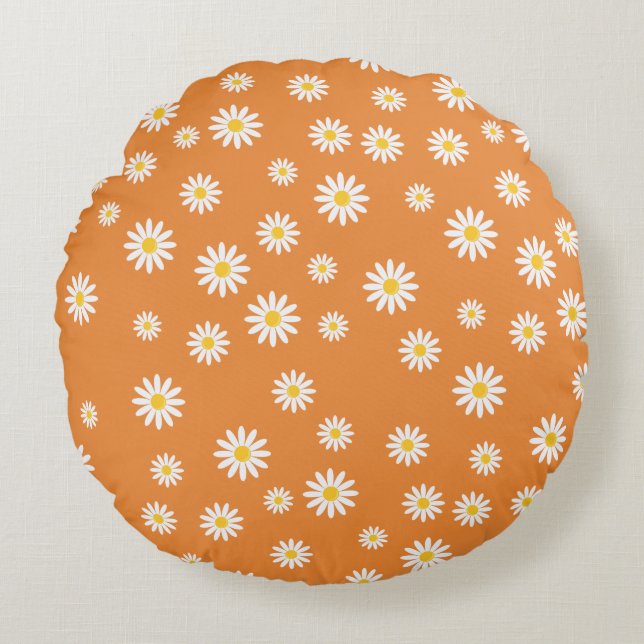 Customize Camomile Flowers Pillow (Front)