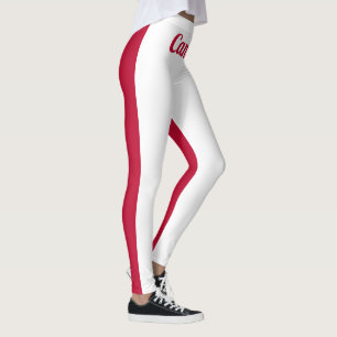 Customize Canadian national flag Leggings
