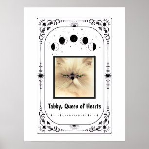 Customize Cat Lover Funny Photo Cat Mom Dad Zodiac Poster
