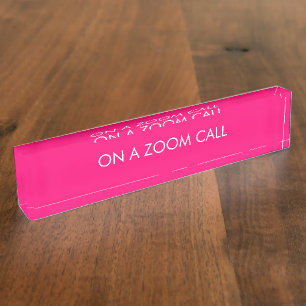 customize, change name text hot pink white nameplate