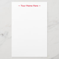 customize change name text red white