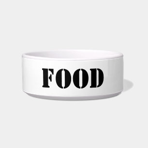 "customize / change your text & colours" - pet bow bowl
