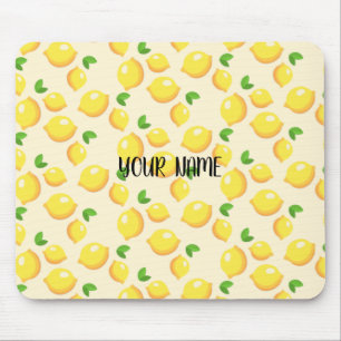 Customize Citron Pattern Mouse Pad