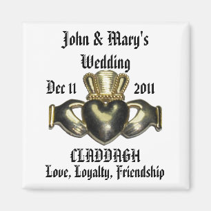 Customize Claddagh Magnet