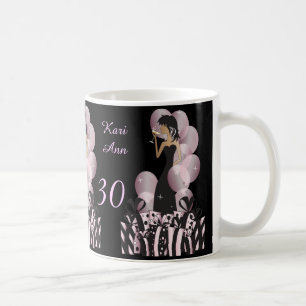 Customize Classy Diva Girl - Pink Coffee Mug
