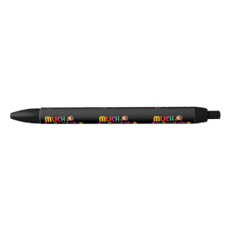 Customize colourful thank you theme black  black ink pen