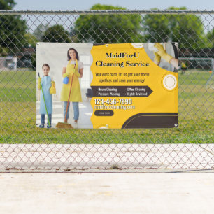 Customize Commercial Residential Cleaning Services Banner