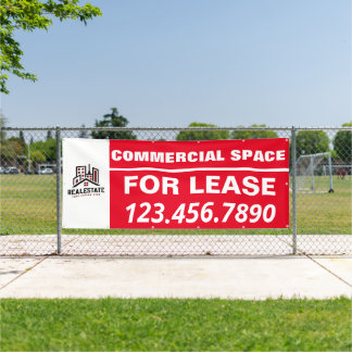 Customize Commercial Space For Lease Company Logo Banner