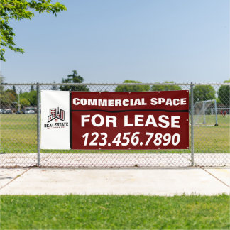 Customize Commercial Space For Lease Company Logo Banner