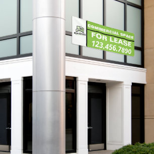 Customize Commercial Space For Lease Company Logo Banner