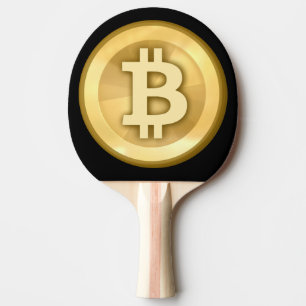 Customize Cool Bitcoin Ping Pong Paddle