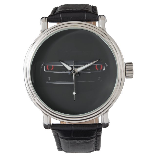 Customize Cool black Chevy Camaro Watch (Front)