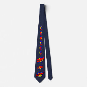 Customize Cool Comics Party Tie
