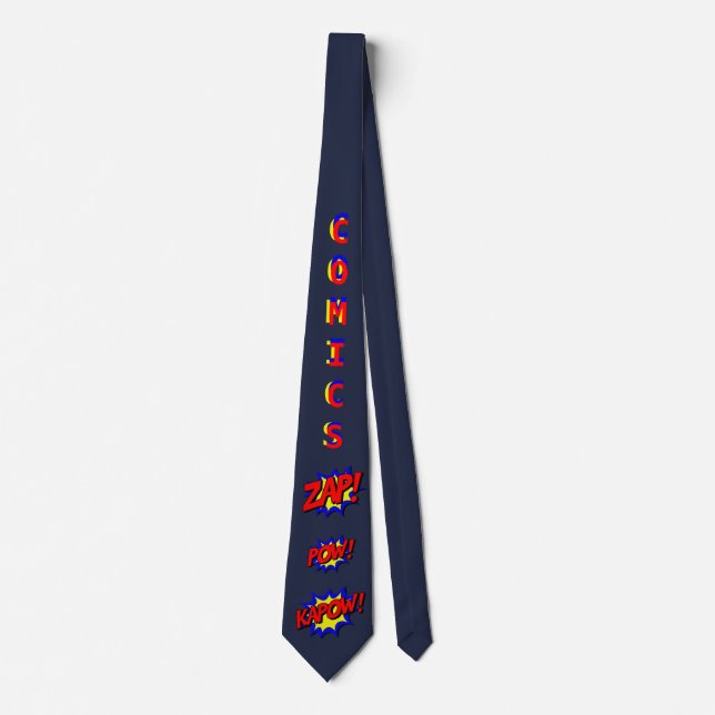 Customize Cool Comics Party Tie (Front)