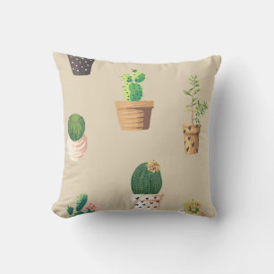 Customize Cool Flowers Throw Pillow