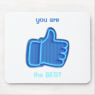 Customize Cool Neon Hand Mouse Pad