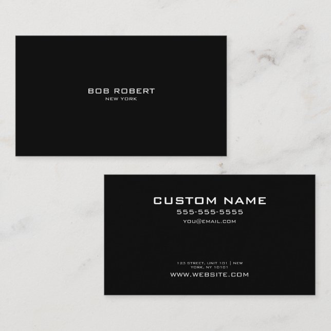 CUSTOMIZE - Create Your Own Custom Business Card (Front/Back)