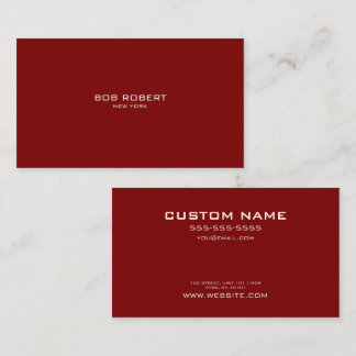 CUSTOMIZE - Create Your Own Custom Business Card