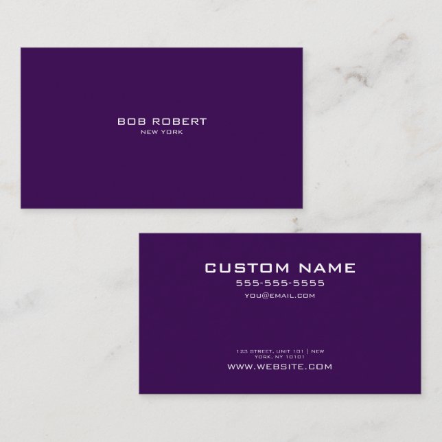 CUSTOMIZE - Create Your Own Custom Business Card (Front/Back)