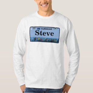 Customize Curacao License Plate T-Shirt
