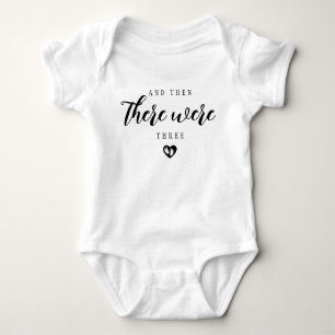 Customize Cute And Then There Were Number Baby Bodysuit